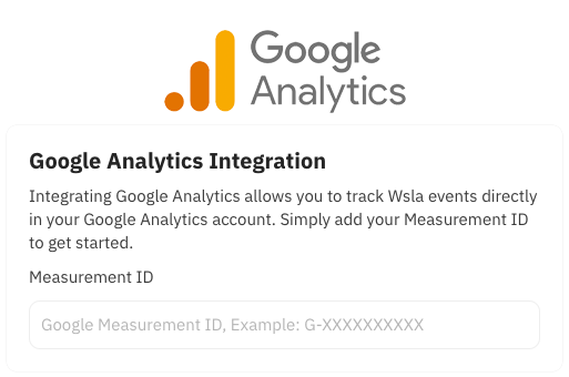 Connect Google Analytics