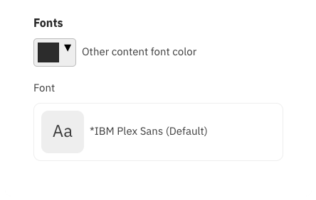Use Custom Fonts