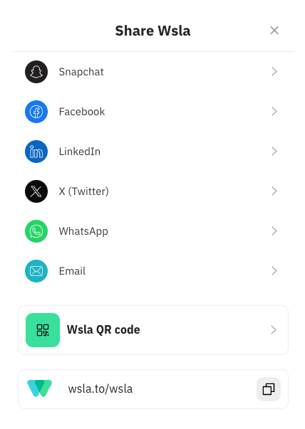 Share Your Wsla Page